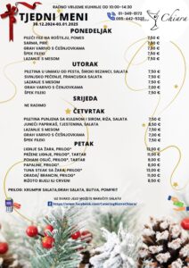 Pročitajte više o članku TJEDNI MENI 30.12.2024-03.01.2025