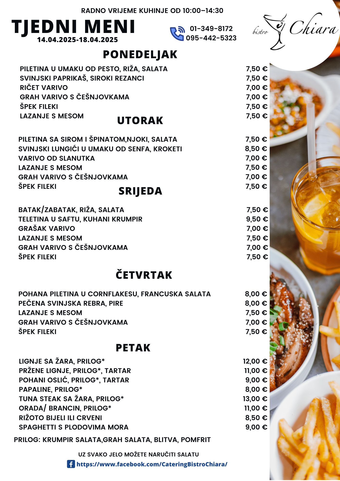 Pročitajte više o članku TJEDNI MENI 14.04.2025-18.04.2025