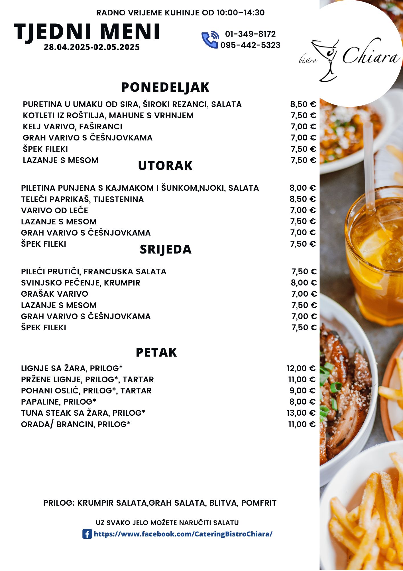 Pročitajte više o članku TJEDNI MENI 28.04.2025-02.05.2025