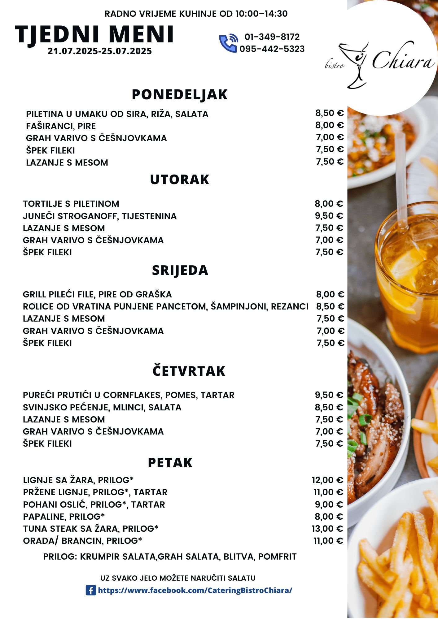 Pročitajte više o članku TJEDNI MENI 21.07.2025-25.07.2025
