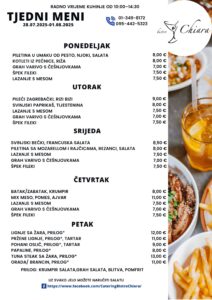 Pročitajte više o članku TJEDNI MENI 28.07.2025-01.08.2025