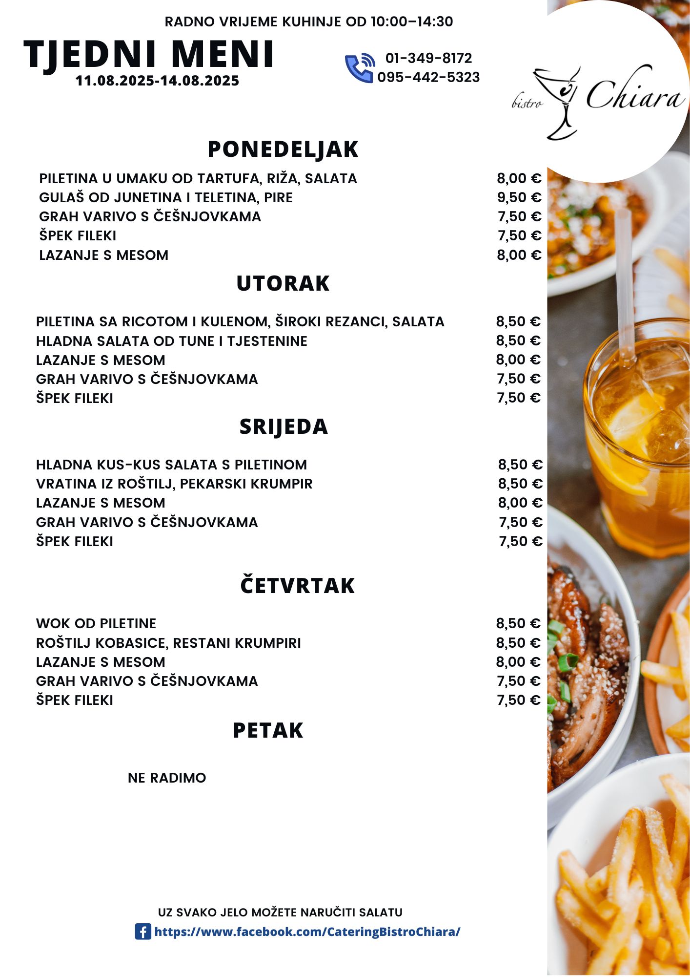 Pročitajte više o članku TJEDNI MENI 11.08.2025-14.08.2025