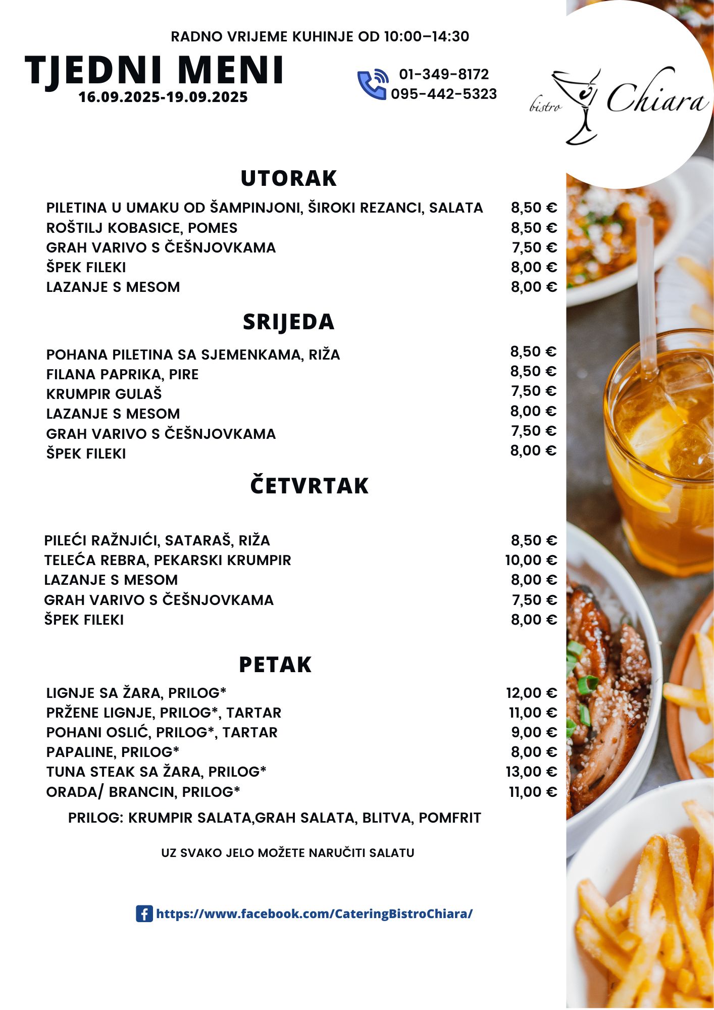 Pročitajte više o članku TJEDNI MENI 16.09.2025-19.09.2025