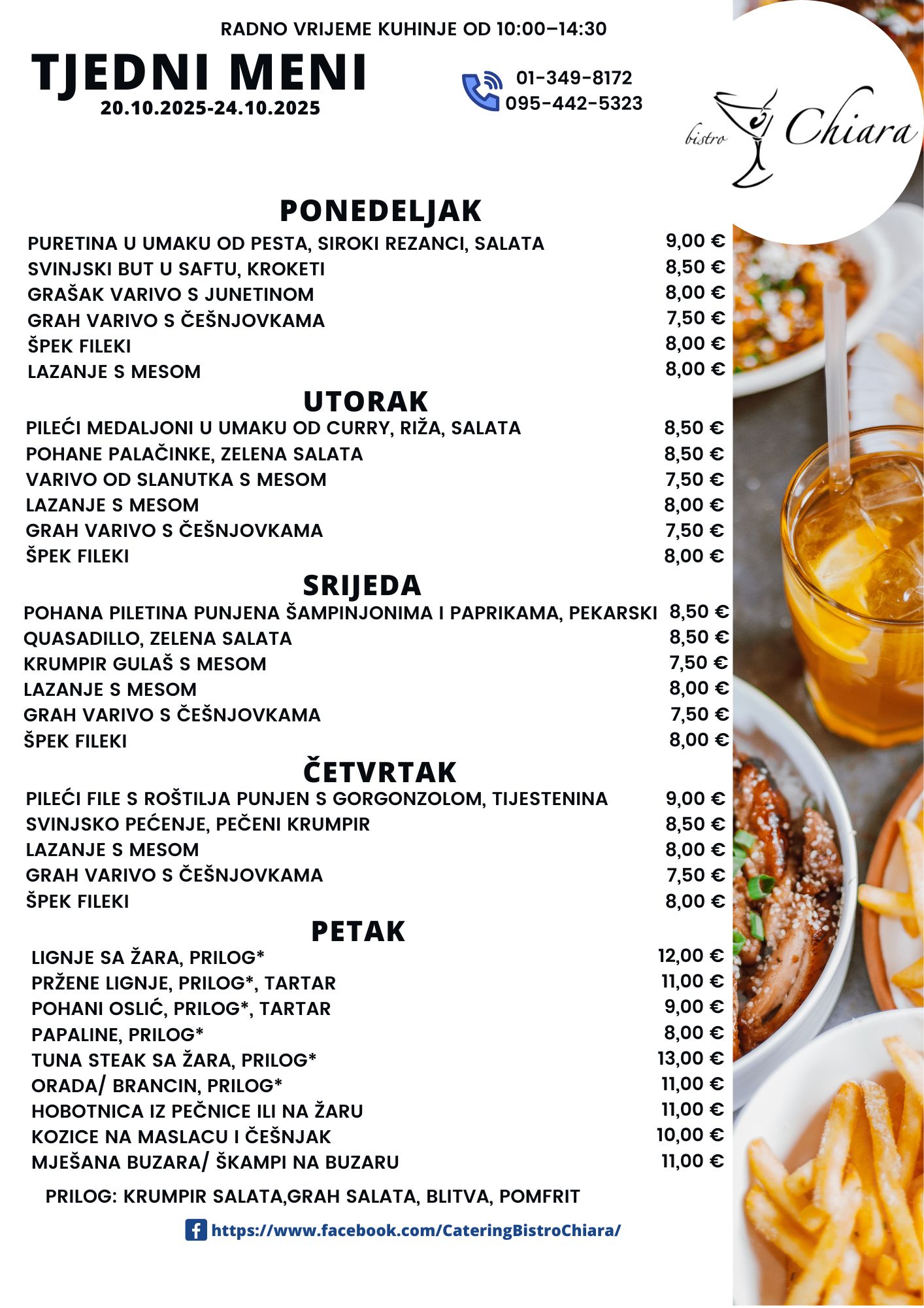 Pročitajte više o članku TJEDNI MENI 20.10.2025-24.10.2025