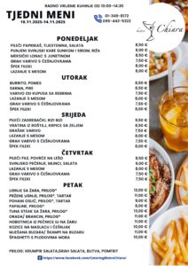Pročitajte više o članku TJEDNI MENI 10.11.2025-14.11.2025