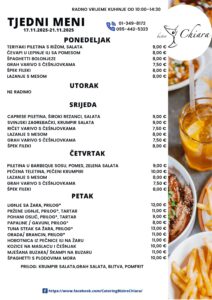Pročitajte više o članku TJEDNI MENI 17.11.2025-21.11.2025