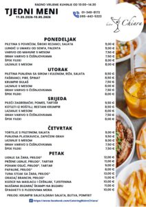 Pročitajte više o članku TJEDNI MENI 11.05.2026-15.05.2026