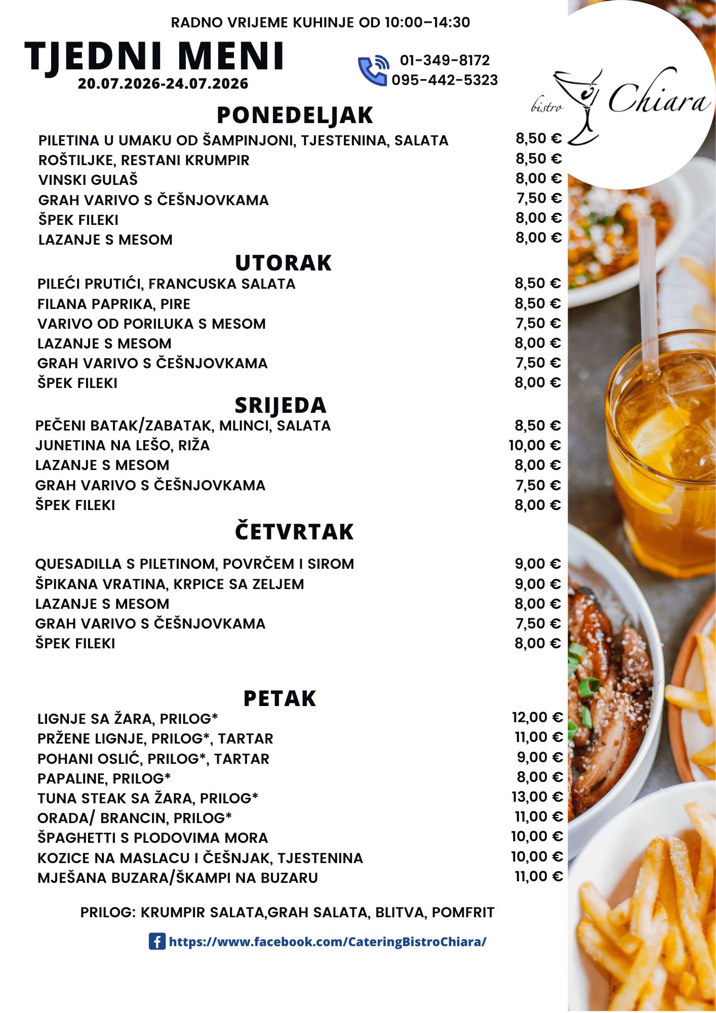 Pročitajte više o članku TJEDNI MENI 20.07.2026-24.07.2026