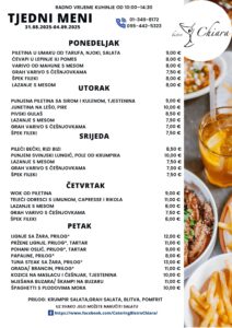 Pročitajte više o članku TJEDNI MENI 31.08.2026-04.09.2026